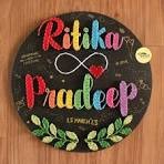 Single Name with Vase & Flowers